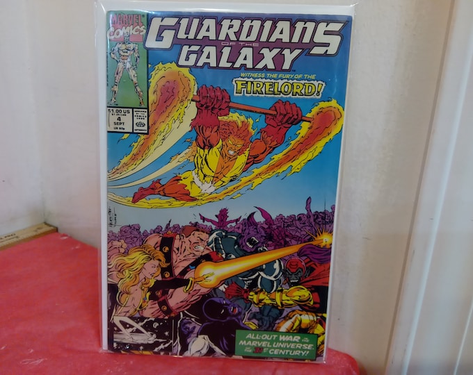 Vintage Comic Books, Marvel Comic Book, Guardians of the Galaxy #4