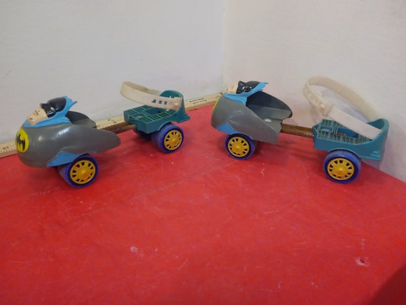 Vintage Roller Skates, Batman Children's Roller S… - image 3