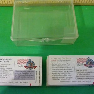 Vintage Artists Cards, Celebrate America and A Century in Focus Collector Cards, 2001