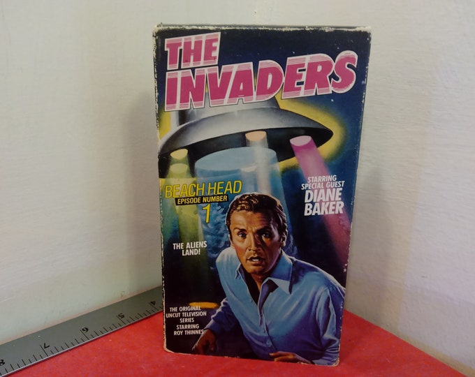 Vintage VHS Movie Tape, The Invaders, Diane Baker, 1988~