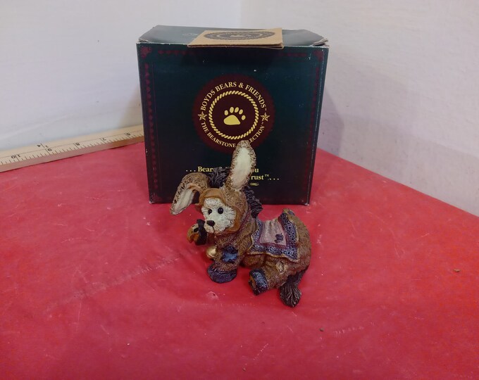 Vintage Resin Figurine, The Boyds Collection, Essex...The Donkey, 1997