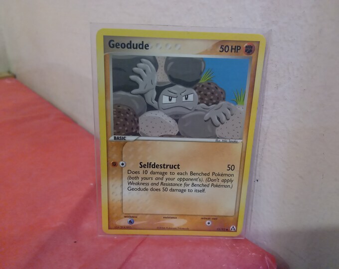 Vintage Trading Collectible Gaming Cards, Pokemon Game Cards, Kingdra Foil, Anorith, Numel, Geodude, Carvanha, and Others, 2006