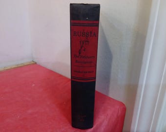 Vintage Hardcover Book, Russia 1917 The February Revolution by George Katkoy, 1967