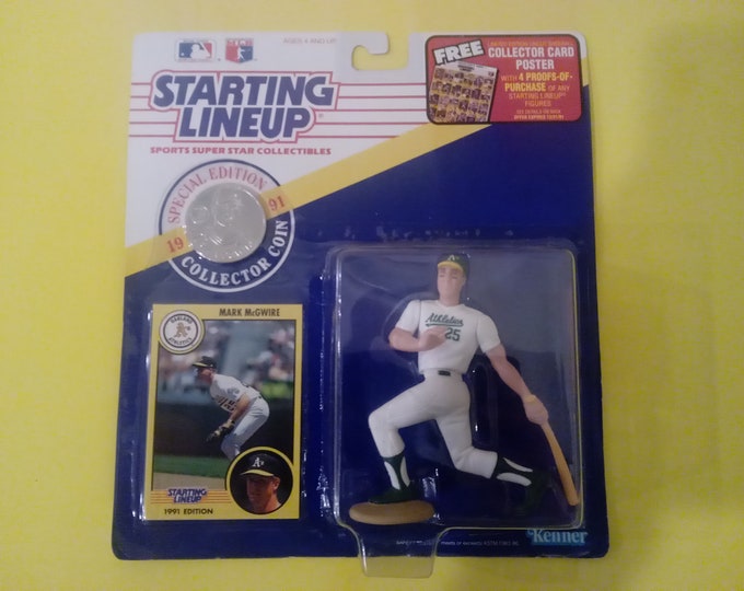 Starting Lineup by Kenner, Mark McGwire, 1991