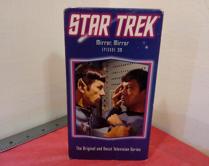 Vintage VHS Movie Tape, Star Trek Episode 39 Mirror Mirror, 1993~