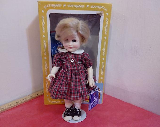 Vintage Doll, Effanbee Doll Storybook Collection "Bobbsey Twins" Freddie or Flossie, 1982