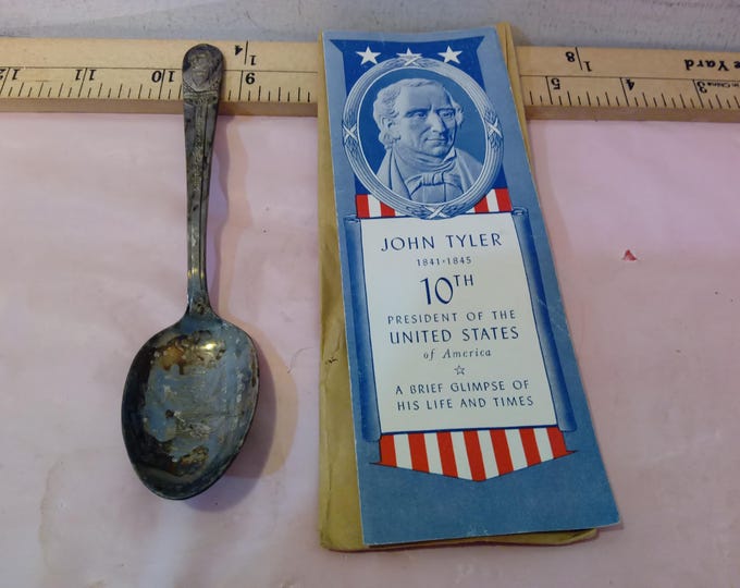 Vintage Collector Spoons, Presidential Spoons, George Washington thru Franklin D. Roosevelt, 1939