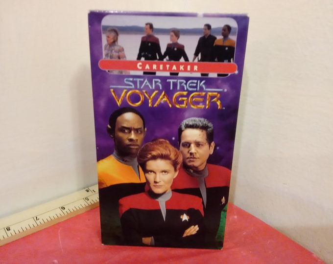 Vintage VHS Movie Tape, Star Trek Voyager, Pilot Episode, 1996~