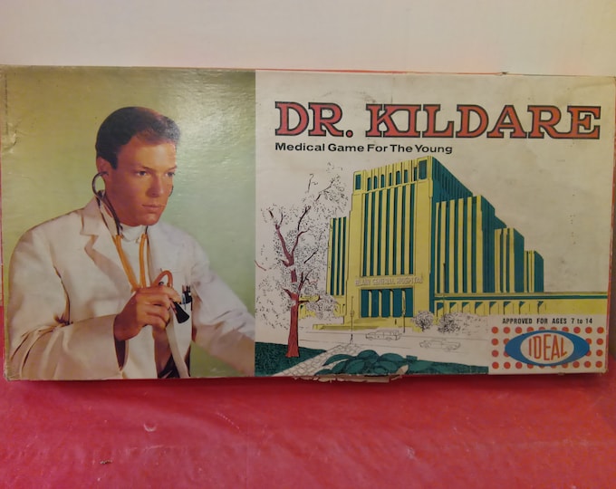 Vintage Dr. Kildare Board Game, Medical Game for the Young, 1962
