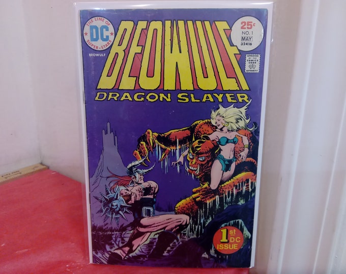 Vintage DC Comic Books, Beowulf Dragon Slayer, Various Issues, 1970's