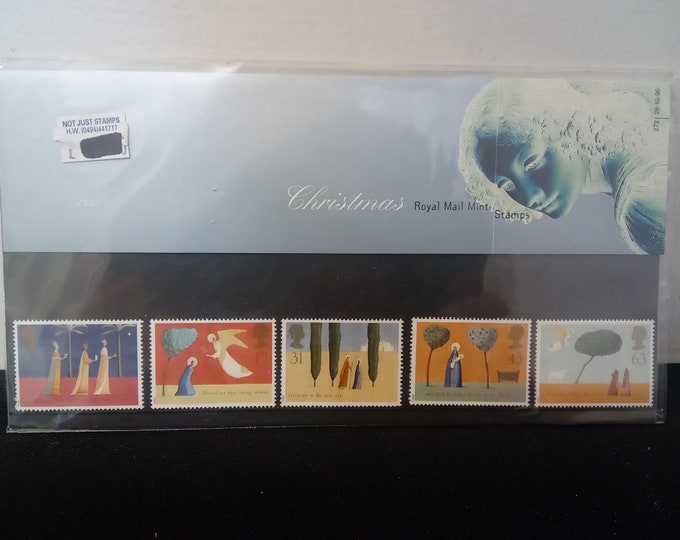 Vintage Postage Stamps, Christmas Royal Mail Mint Stamps, 1996