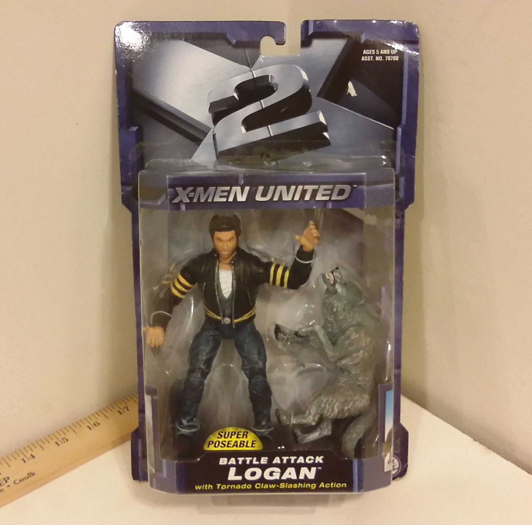 Vintage Action Figure, Marvel X-men United X2, Battle Attack Vintage Action Figure, Marvel X-men United X2, Battle Attack