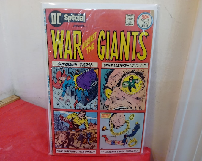 Vintage DC Comic Books, DC Special or Giant Comics, Various Issues, 1970's