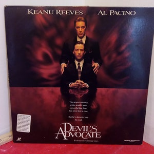 Vintage Laser Disc Movie, Widescreen Edition &quot;Devil&#39;s Advocate&quot;, Keuna Reeves, 1997