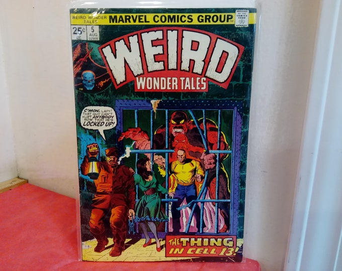 Vintage Comic Books, Marvel Comic Book "Weird Wonder Tales", #5, 1970's