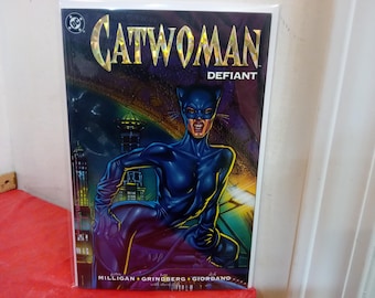Vintage DC Comic Books, Catwoman Defiant, 1990's
