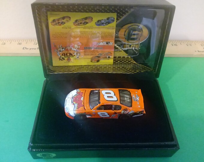 Vintage Nascar Diecast Car, RCCA Elite Collectables, Dale Earnhardt Jr. #8 Looney Tunes Rematch Monte Carlo, 2002