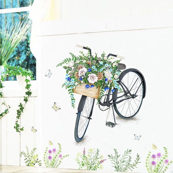 Bicycle Wall Decal Etsy Australia