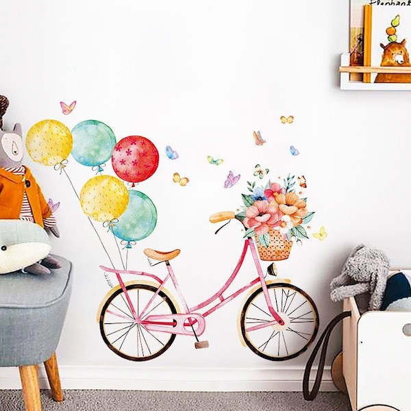 Bicycle Wall Decal Etsy Australia