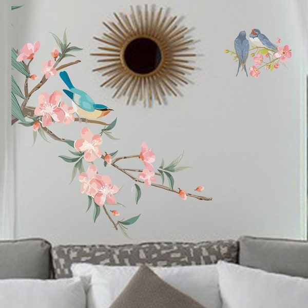 Cherry Blossom Wall Decal - Etsy