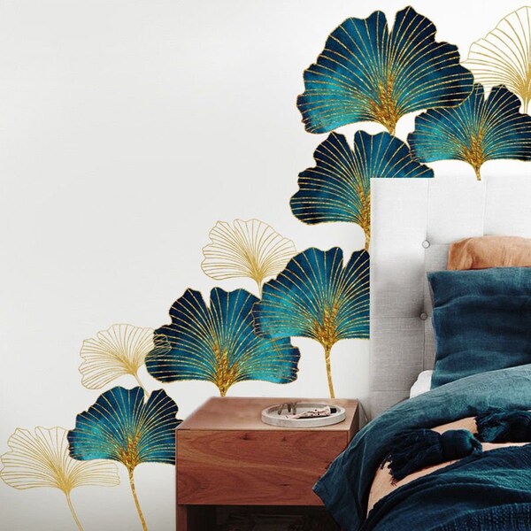 Leaf Wall Decal Etsy