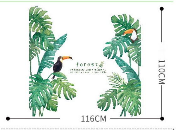 Sticker plantes design tropicales – Stickers STICKERS NATURE