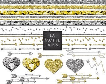 gold glitter clipart gold clipart glitter arrows clipart confetti, heart clipart gold blog silver clipart bling clipart 24 PNG'S