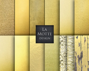 gold foil digital gold textures glitter gold solids gold paper pack gold background