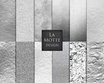 digital silver paper silver digital paper texture backgrounds 12 digital silver foil glitter silver textures paper