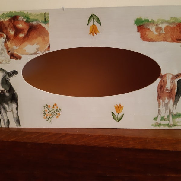 Boîte à mouchoirs MOTIFS Les vaches