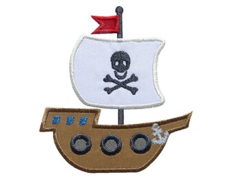 37 Best Photos Pirate Ship Applique Template - Pirate Ship Applique - Planet Applique Inc