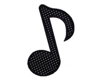 Music Note Applique Machine Embroidery Digital Design Piano Violin Guitar Flute