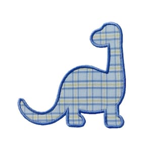 Dinosaur Silhouette Applique Machine Embroidery Digital Design Animal Monster Prehistoric trex brontosaurus tyrannosaurus dino