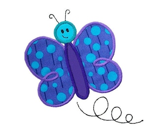 Motif de broderie machine appliqué papillon