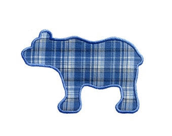 Bear Silhouette Applique Machine Embroidery Digital Design Cub Teddy