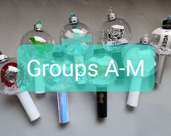 Inspired Light stick Ornament Boy Groups A-M
