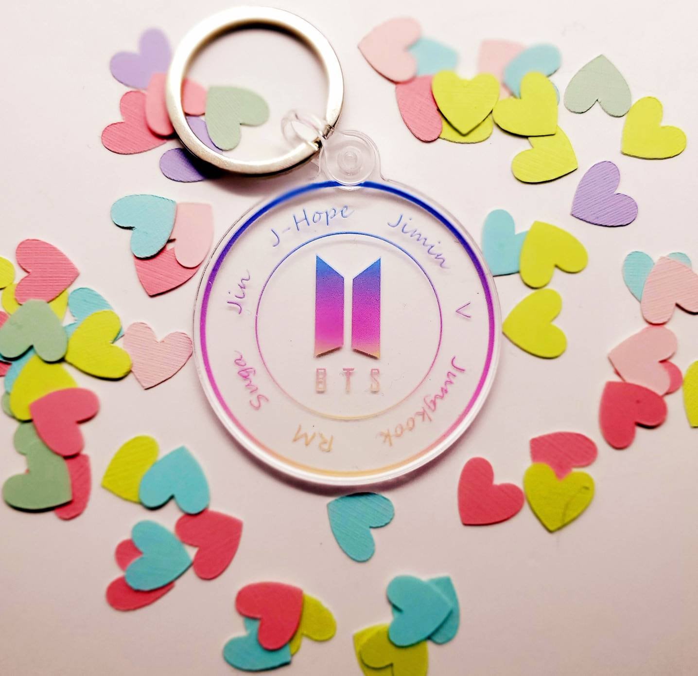 BTS KeychainClear Etsy