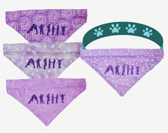 BTS Army Right Behind Us Inspired Fabric Pet Bandana Kpop Accessories