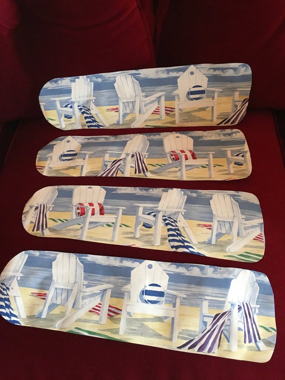 Custom Adirondack Beach Chairs With Colorful Striped Towels Etsy