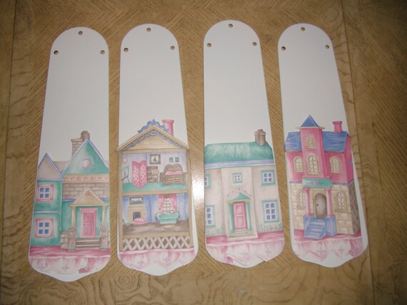 Custom Ceiling Fan Victorian Doll House Pastel Colors Etsy