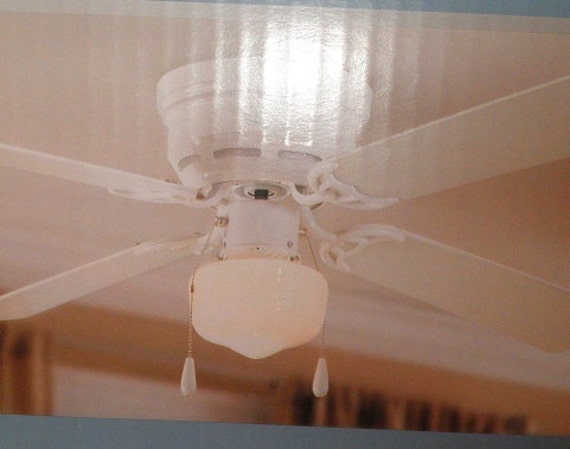 Custom Romantic Roses And Silver Script Ceiling Fan Etsy