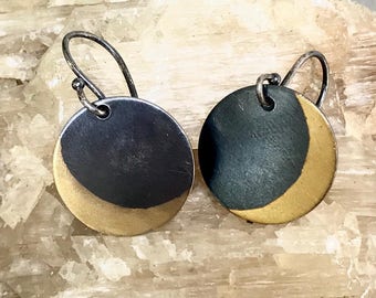 Total Solar Eclipse  earrings