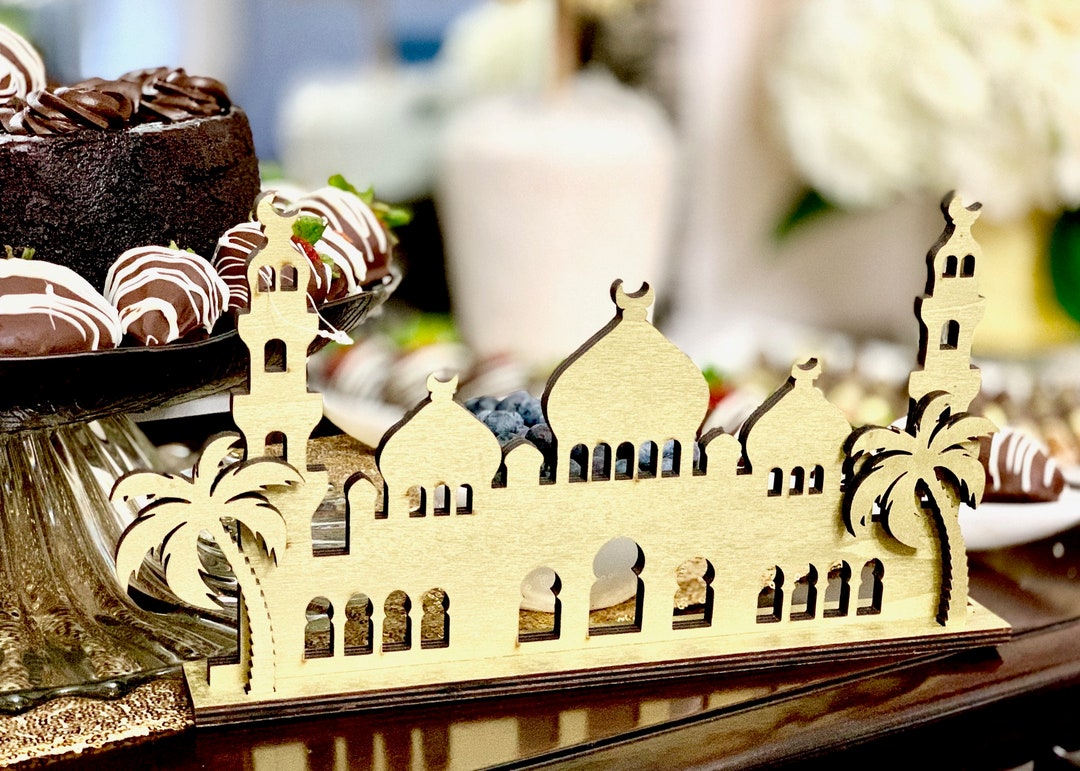 Mosque Stand Table Top Centerpiece- Gold and Silver in One - Etsy