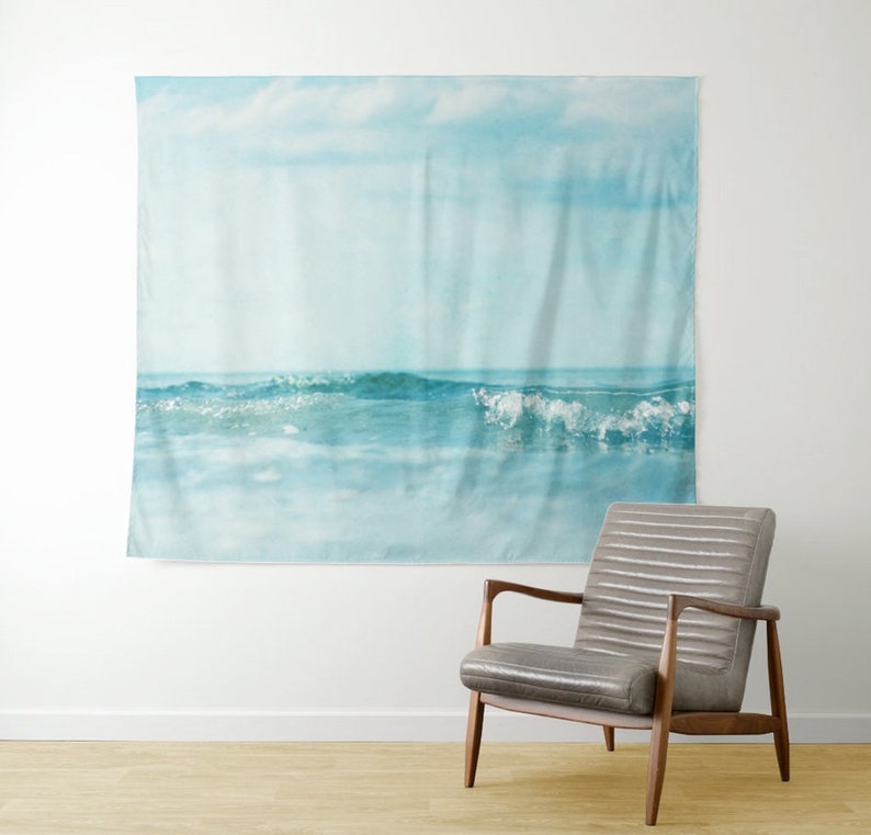 Ocean Wall Tapestry. Home Decor. Large Size Wall Art. Photo Etsy