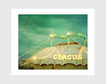 photo print, printable art, digital download print. print at home, large size wall art, art print, circus tent photo print.