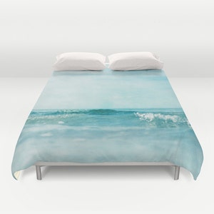 duvet cover featuring original photography. from artist. unique, modern, original. king duvet queen duvet, full duvet, ocean waves, nautical