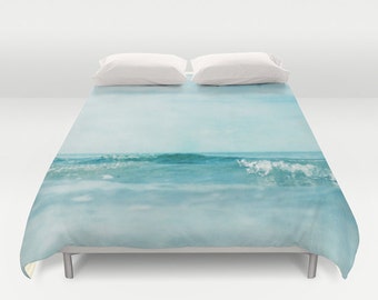 duvet cover featuring original photography. from artist. unique, modern, original. king duvet queen duvet, full duvet, ocean waves, nautical