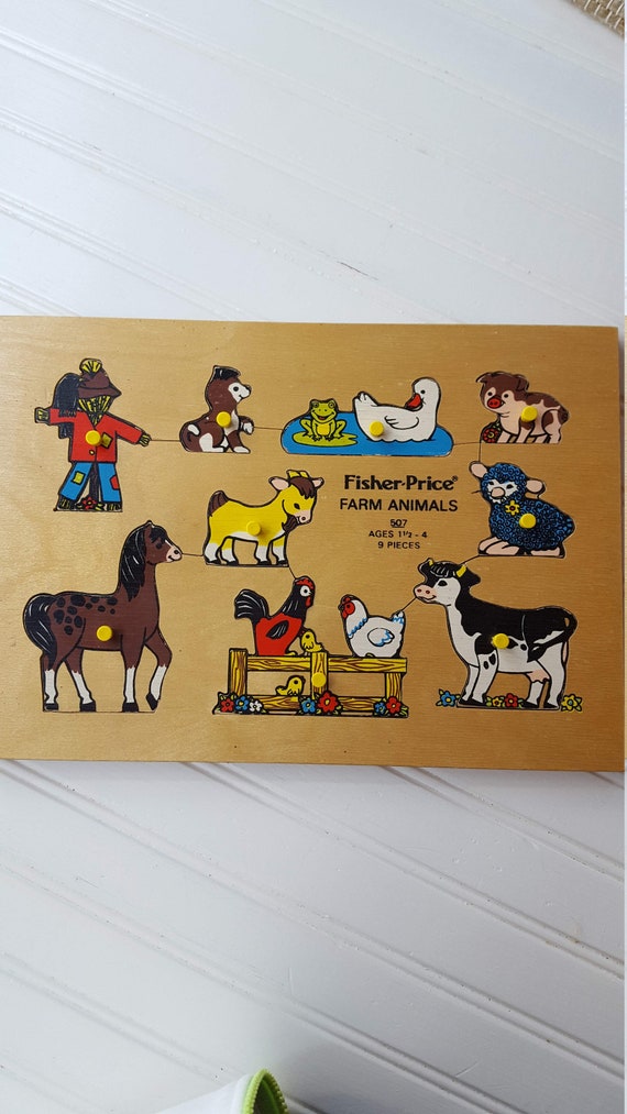 fisher price farm puzzle