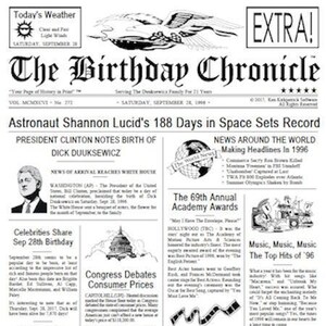 What Happened on the Day You Were Born? - Etsy