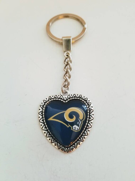 Saint Louis Rams football team round charm bangle bracelet